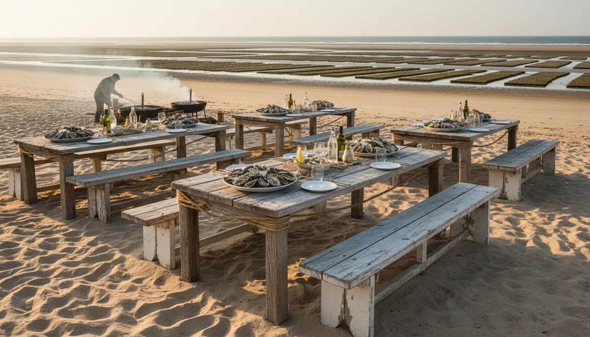 Restaurant La Cale à Blainville-sur-Mer : beach bar face au havre