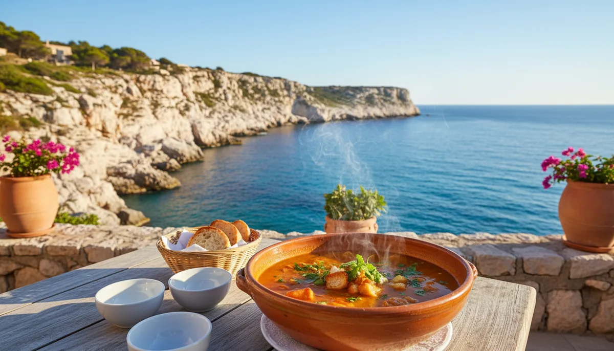 Restaurant La Cale à Carry-le-Rouet : table face à la calanque de la Tuilière
